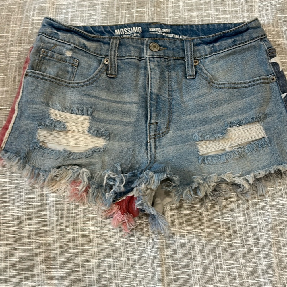 Mossimo High Rise Denim Shorts Excellent Used Condition. Size 2/26